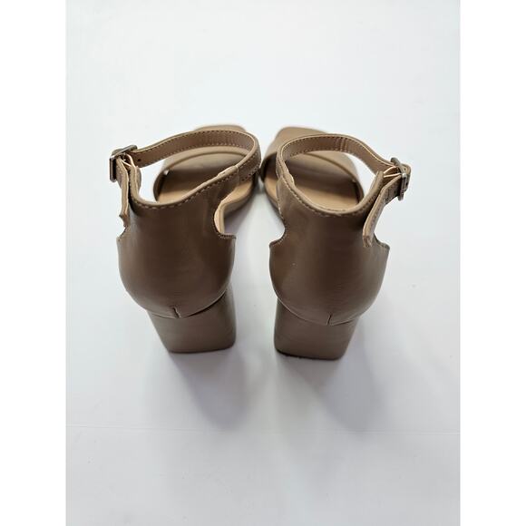 Journee Valenncia Sandals Heels Size 6 NW Mocha Color - Picture 6 of 9